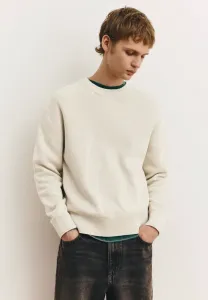 Базовый джемпер с круглым вырезом Pull&Bear, White