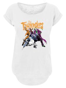 Футболка F4NT4STIC DC Comics Batman Troublemakers, mottled white