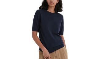 Футболка женская темно-синяя Uniqlo