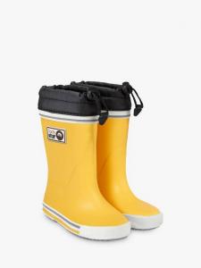 Детские резиновые сапоги Forest Leader с флисовой подкладкой Spotty Otter, Yellow