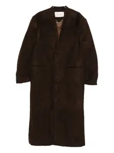 Пальто с застежкой на пуговицы спереди ENTIRE STUDIOS, коричневый