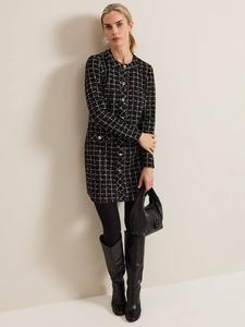 Платье майли Phase Eight, цвет Black/Ivory