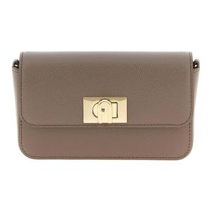 Кожаная сумка-кроссбоди 1927 Collection, мини-сумка через плечо для женщин, gray Furla