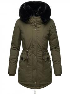 Пуховик Navahoo, цвет dark olive