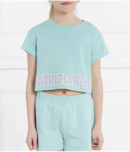 Футболка MAGLIA cropped fit Patrizia Pepe, мятный