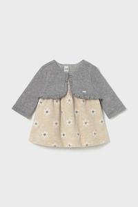 Детское платье Mayoral Newborn, бежевый