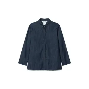 Джимовая рубашка с длинным рукавом 'S MAX MARA, синий