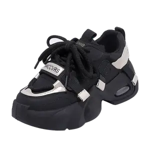 Женские кроссовки с низким верхом и массивной подошвой, устойчивые к скольжению BOLE, Beige Khaki