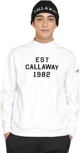 Мужская толстовка Callaway C24217107 с высоким воротником (Star Stretch: водоотталкивающая, влагопроницаемая, ветрозащитная) / для гольфа, белый