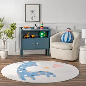 Ковер Ariella Giraffe Kids Area Rug nuLOOM, 183 см, мультиколор