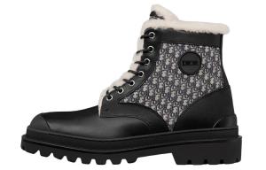 Ботильоны Explorer, черный, бежевый, черный, косой жаккард Dior