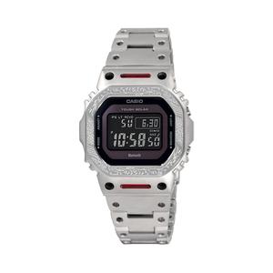 CASIO Ретрофит серия Solar Movement металлический ремешок часы унисекс черный циферблат