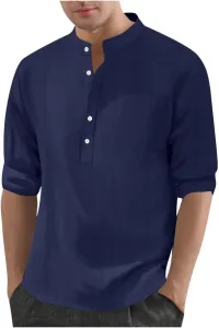 Футболка с длинным рукавом и воротником-стойкой, Linen, тренд Y2K