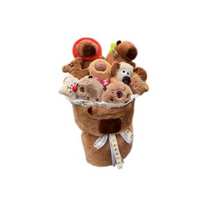 Очаровательная капибара букет куклы плюшевая кукла высота 30см Bobby Bear