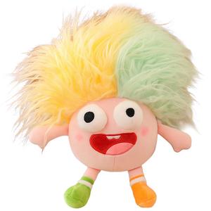 Кукла Cross Eyed Crazy, милая необычная плюшевая кукла с большими глазами, высота 25см35см Barbne, зеленый