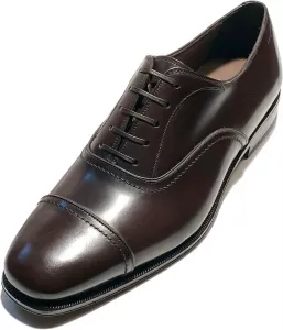 Кожаные оксфорды Ferragamo Seul с каплевым носком для мужчин, темно-коричневые вечерние туфли (Salvatore), темно-коричневый