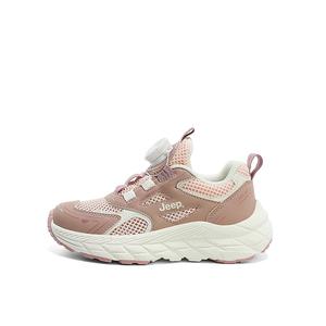Противоскользящие, амортизирующие, устойчивые к истиранию, дышащие, повседневные детские кроссовки Jeep, розовый/фиолетовый