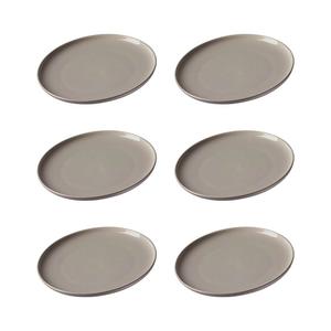 Тарелка для завтрака Десертная тарелка Jasper ø 19,0 см, набор из 6 шт. Ritzenhoff & Breker, Taupe