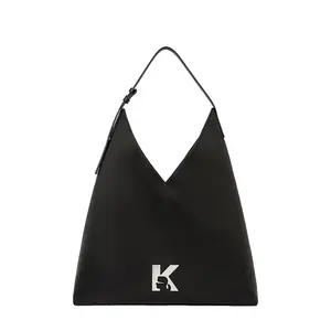 Сумка-тоут Karl Lagerfeld Jeans A4W30161 Geo из кожи, черный