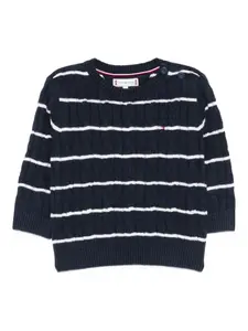 Косый свитер Tommy Hilfiger Junior, синий