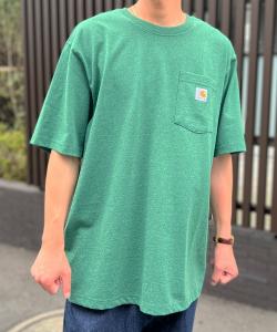 Футболка с коротким рукавом свободного кроя, с карманом и логотипом Carhartt