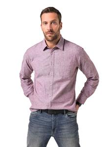 JP1880 Рубашка баклажанового цвета