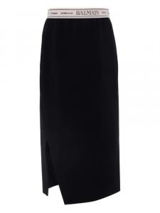 Юбка из джерси Balmain Kids, черный