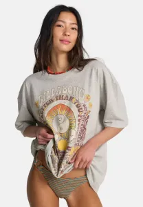 Футболка с принтом "серфинг-путешествие" Billabong, Grey Heather