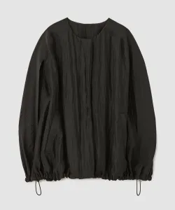 Нейлоновый вискозный воздушный плащ Rope', цвет Black (01)