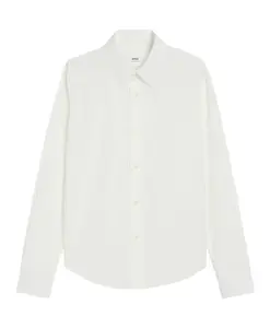 Белая рубашка на пуговицах, с длинными рукавами. Ami Paris, белый