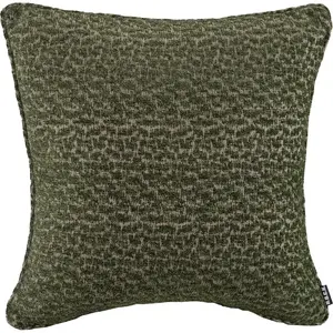 Декоративная подушка Sheffo, структурная ткань, чехол с наполнителем, 1 шт. H.O.C.K., Grün + bedruckt