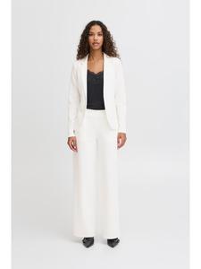 ICHI Повседневные прямые брюки IHKATE в цвете Cloud Dancer