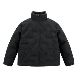 Пуховик с воротником-стойкой мужской PEACEBIRD MEN, черный, batch 1