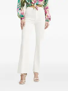 Расклешенные джинсы с высокой талией GUESS USA, белый