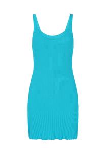 Вязаное платье MYMO Spring Summer, лазурный