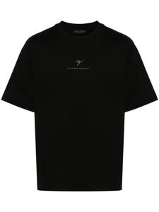 Giuseppe Zanotti футболка с логотипом, черный