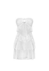 OW Collection Коктейльное платье 'Ariana' в белом цвете