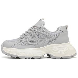 DAPHNE Серые женские кроссовки на платформе, цвет Gray