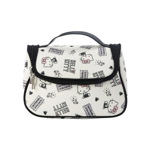 Sanrio Женская холщовая косметичка Hello Kitty, черная