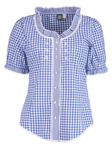 Традиционная блузка Poor средне-синего цвета OS-Trachten