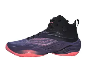 Абразивостойкие дышащие баскетбольные кроссовки High Top для мужчин ANTA, темно-фиолетовый