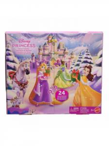 Календарь - Адвент-календарь с маленькими куклами Disney Princess Mattel