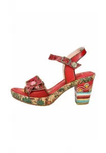 Сандалии на платформе Laura Vita, Rouge
