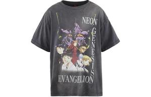 Футболка Evangelion Co-branded Model унисекс, черная Saint Mxxxxxx, черный