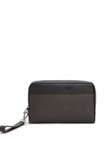 Клатч hilfiger с флагом из комбинированной текстуры Tommy Hilfiger, Black