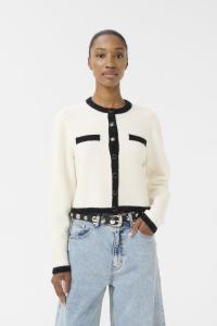 Кардиган Gestuz ALPHA CONTRAST, Ivory/Black/Off-White