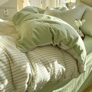 AVIVI Комплект постельного белья 1,2 м, 3 предмета, цвет зеленый