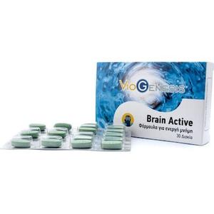 Brain Active Formula для активной памяти, пищевая добавка - 30 таблеток Viogenesis