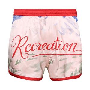 Шорты Bode Postcard Gym Shorts 'Pink/Multicolor', розовый