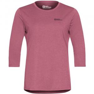 Рубашка кросстрейл 3/4 tw Jack Wolfskin, цвет raisin